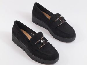 Loafersy zamszowe